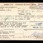 Lyle Daniel Vanvolkenburg - U.S. National Cemetery Interment Control Forms, 1928-1962