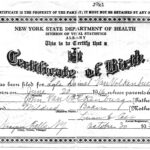 Lyle Van Volkenburg Birth Certificate