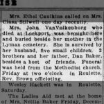 Mildred Baker  Death Notice