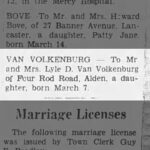 Nancy Vanvolkenburg birth