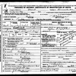 Ontario, Canada, Deaths, 1869-1938, 1943-1944, and Deaths Overseas, 1939-1947 - Alpheus Veley