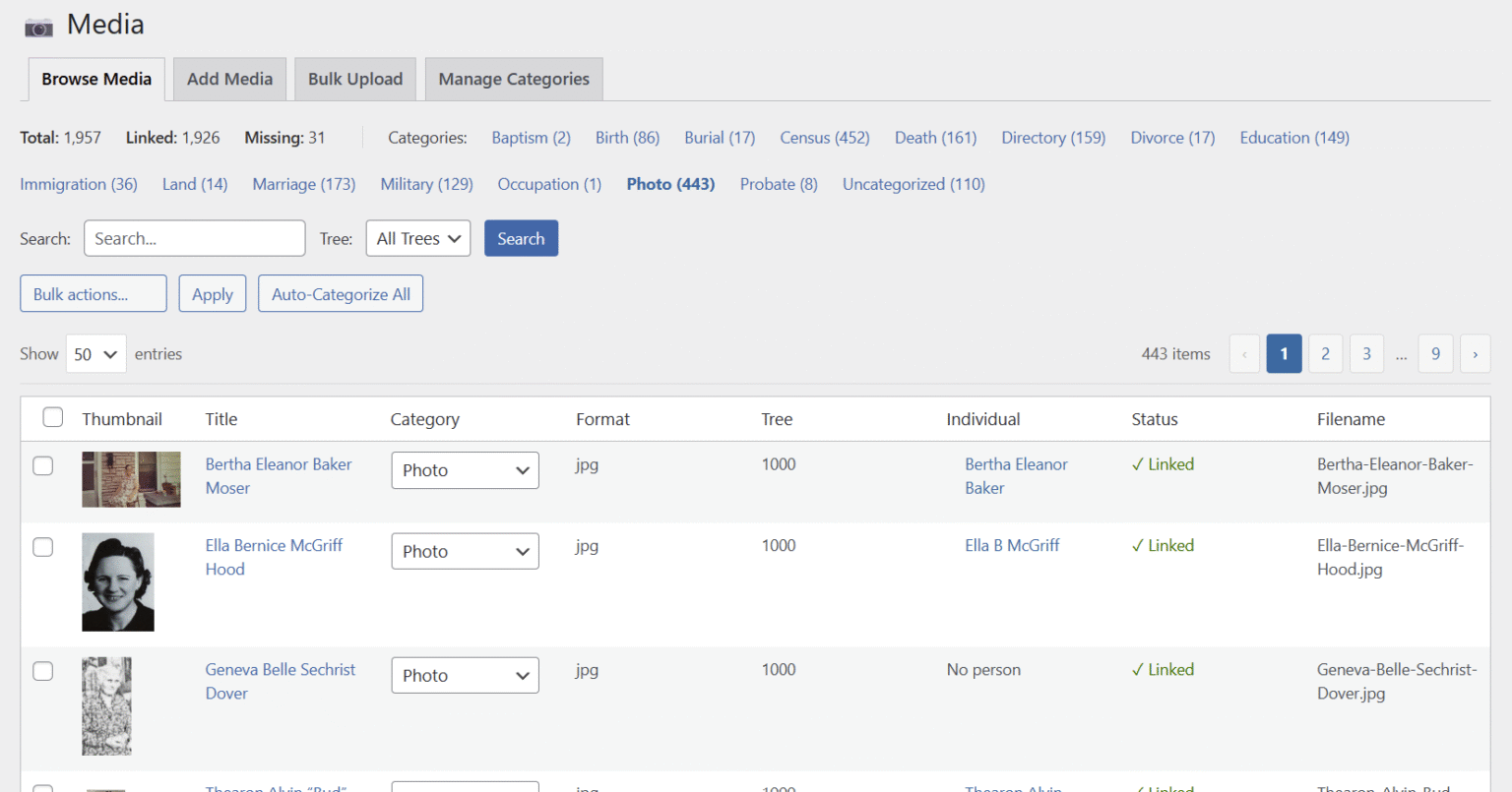 12. Managing Media (Media Section) – LineagePress